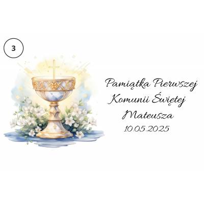 Komunijne pudełko z drewna...