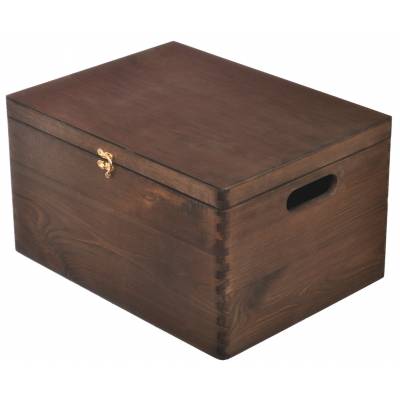 Duże brązowe drewniane...