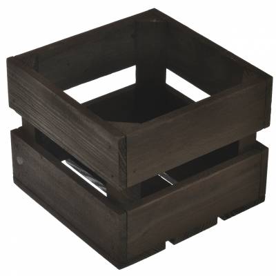 Czarna Drewniana Skrzynka –...