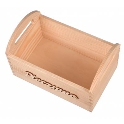 Drewniany pojemnik na...