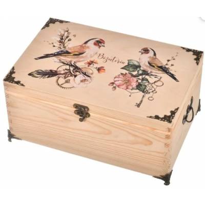 Drewniana szkatułka na...