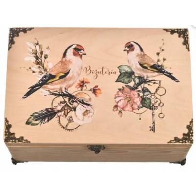 Drewniana szkatułka na...