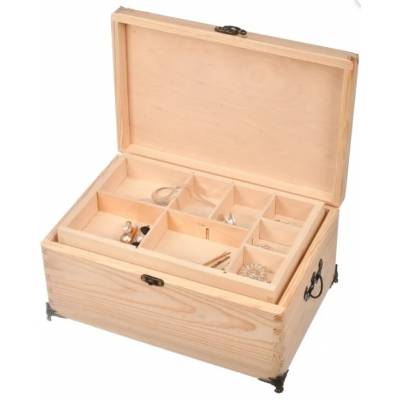 Drewniana szkatułka na...