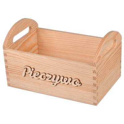 Drewniany pojemnik na...