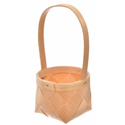 Koszyczek z łuby na stroiki...