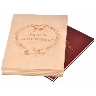 Drewniane pudełko na pracę...