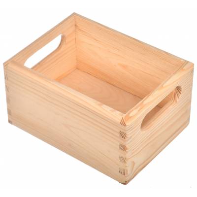 Mała skrzynka drewniana...