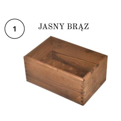 Drewniana skrzynka na...