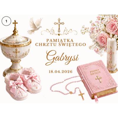 Pamiątka Chrztu Świętego –...