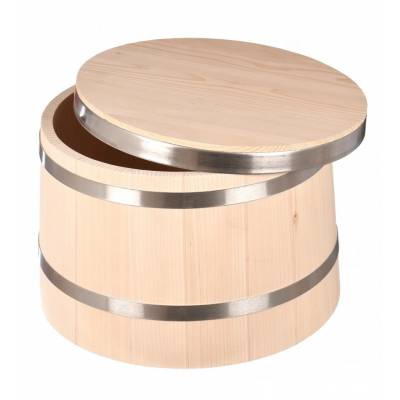 Drewniana beczka do wyrastania chleba