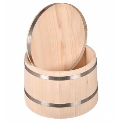 Drewniana beczka do wyrastania chleba