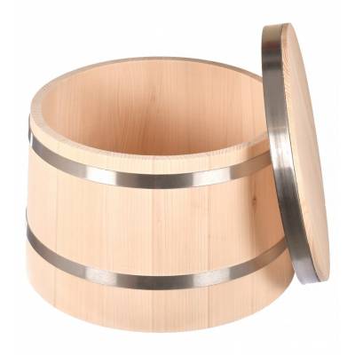 Drewniana beczka do wyrastania chleba