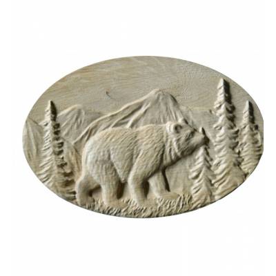 Płaskorzeźba na drewnie...