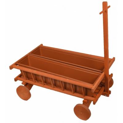 Kwietnik drewniany wózek do...