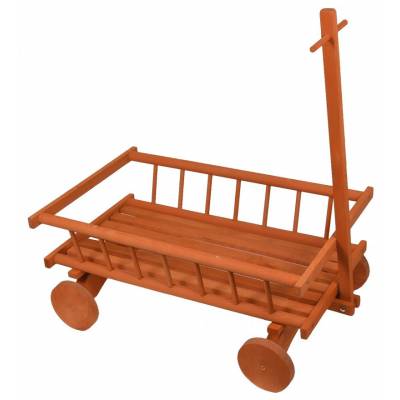 Kwietnik drewniany wózek do...