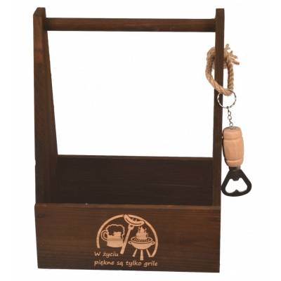 Drewniana skrzynka na piwa...