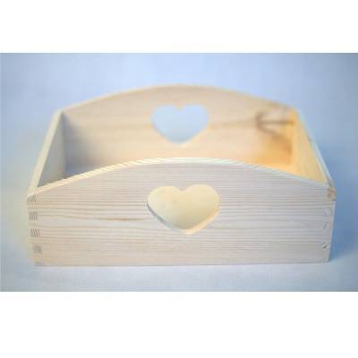 Tacka łódka z sercami duża do decoupage T-03