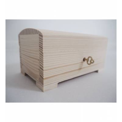 Szkatułka drewniana z...