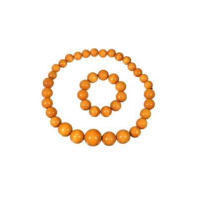 Drewniane korale z...