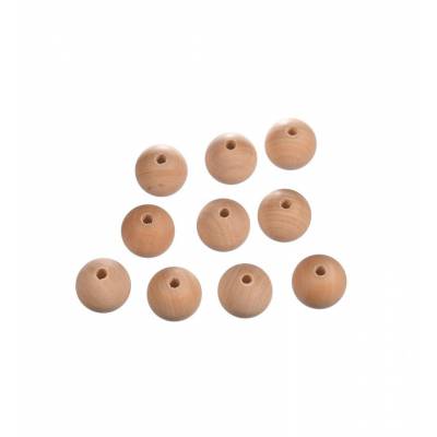 Drewniane surowe koraliki...