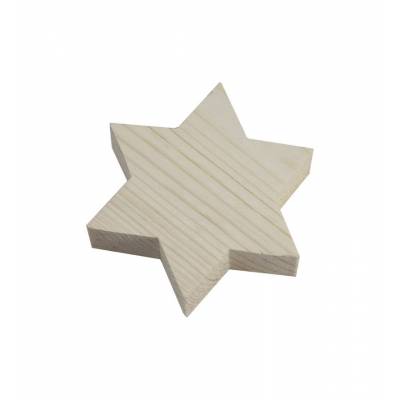 Drewniana gwiazdka ozdobna...