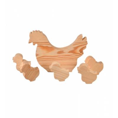 Drewniana kura wielkanocna...