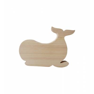 Drewniany szablon WIELORYB...