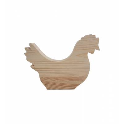 Kura drewniana dekoracja...