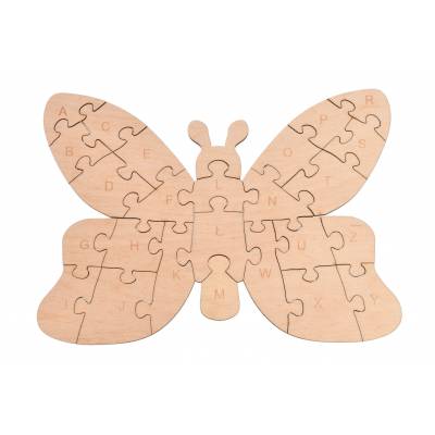 Drewniane puzzle motylek do...