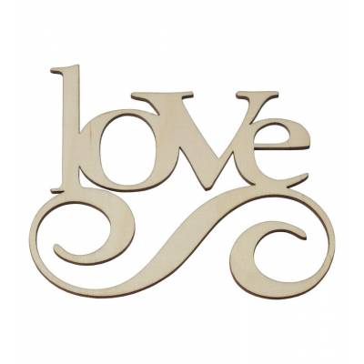 Napis drewniany LOVE