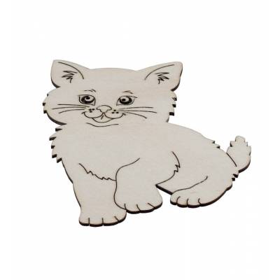 Kot dekor do decoupage