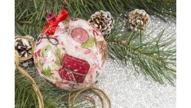 Święta w odsłonie decoupage. Drobiazgi na Wigilię