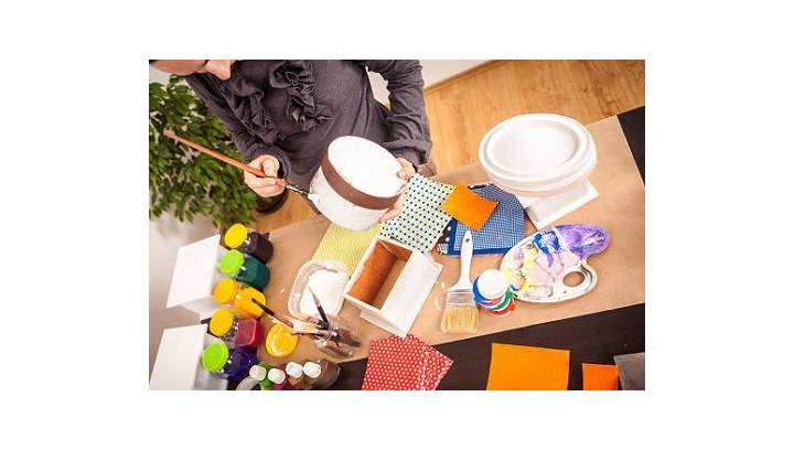 Sklejkowe detale jako ozdobniki do decoupage